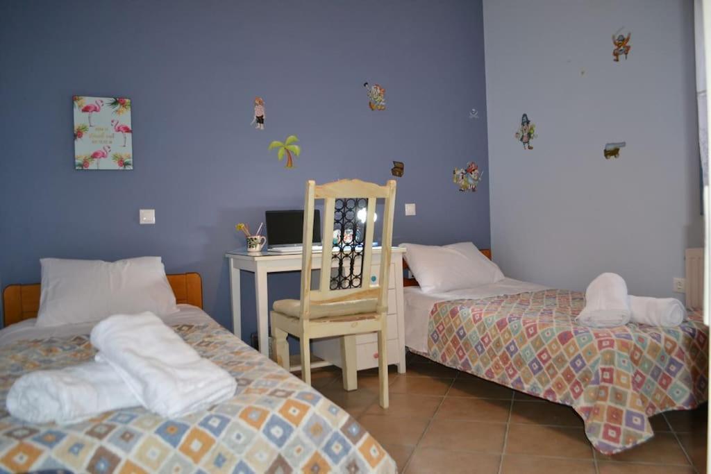 Vila Blue House Koronos Exteriér fotografie